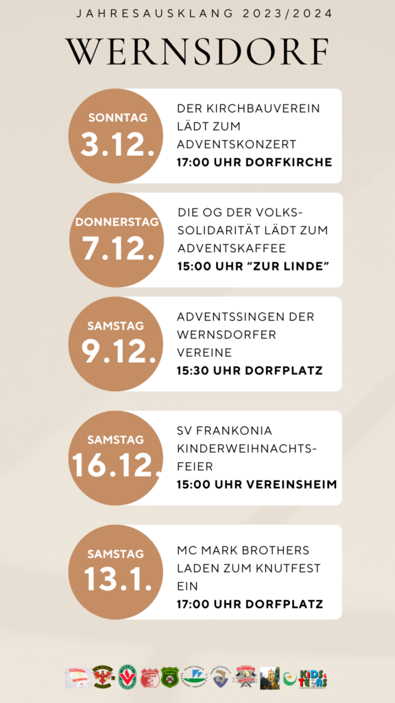 Jahresausklang in Wernsdorf 2023