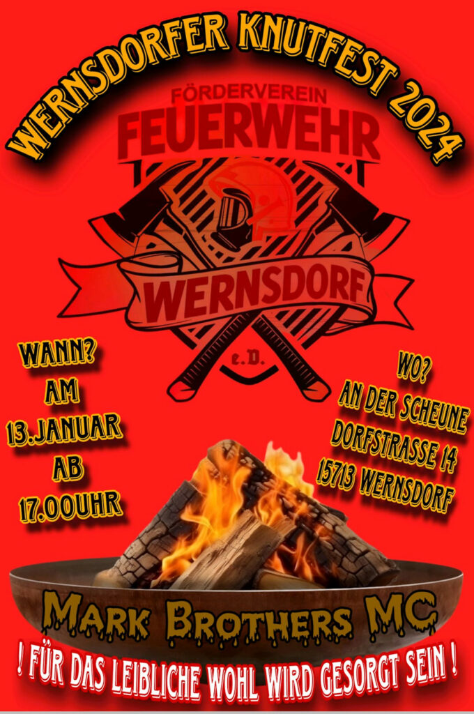 Wernsdorfer Knutfest am 13. Januar 2024